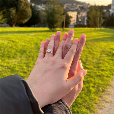The ring is beautiful! We are loving it so far.